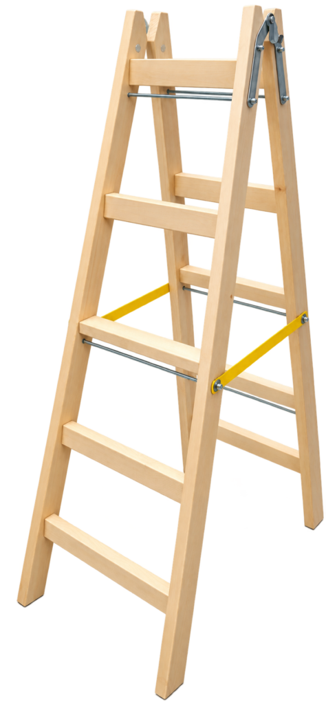2 × 7 Step Secure Step Wooden Ladder